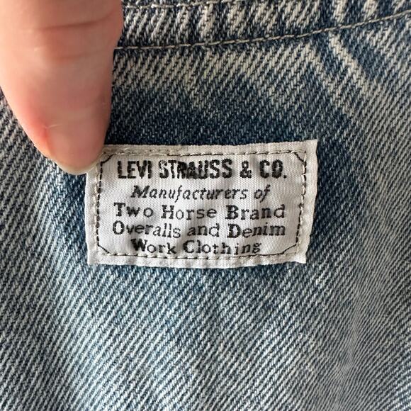 Md NWT Levi’s Tuli Denim Mini Dress Button Front Western Y2K Americana Cowgirl - Picture 10 of 11